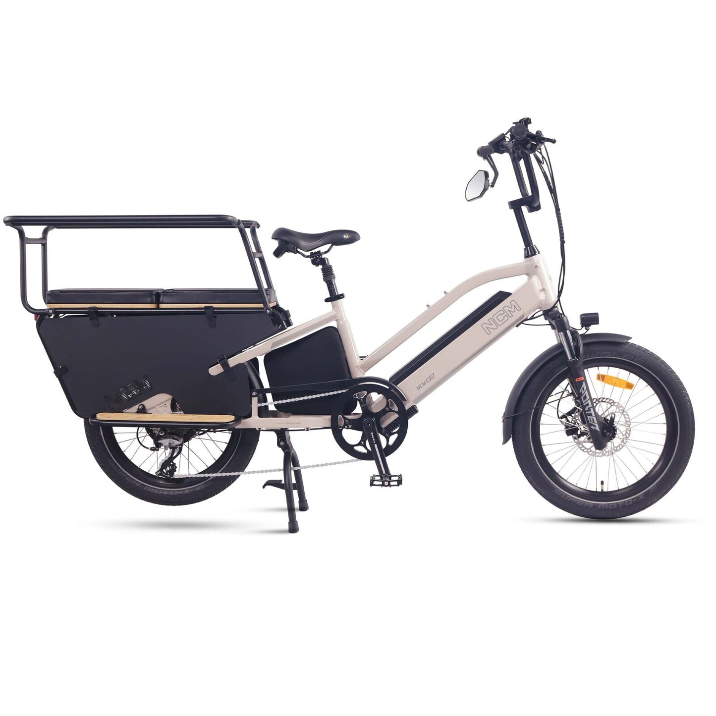 NCM CG7 Step Thru Cargo E-Bike 250-500w 48v 19Ah 912Wh Battery