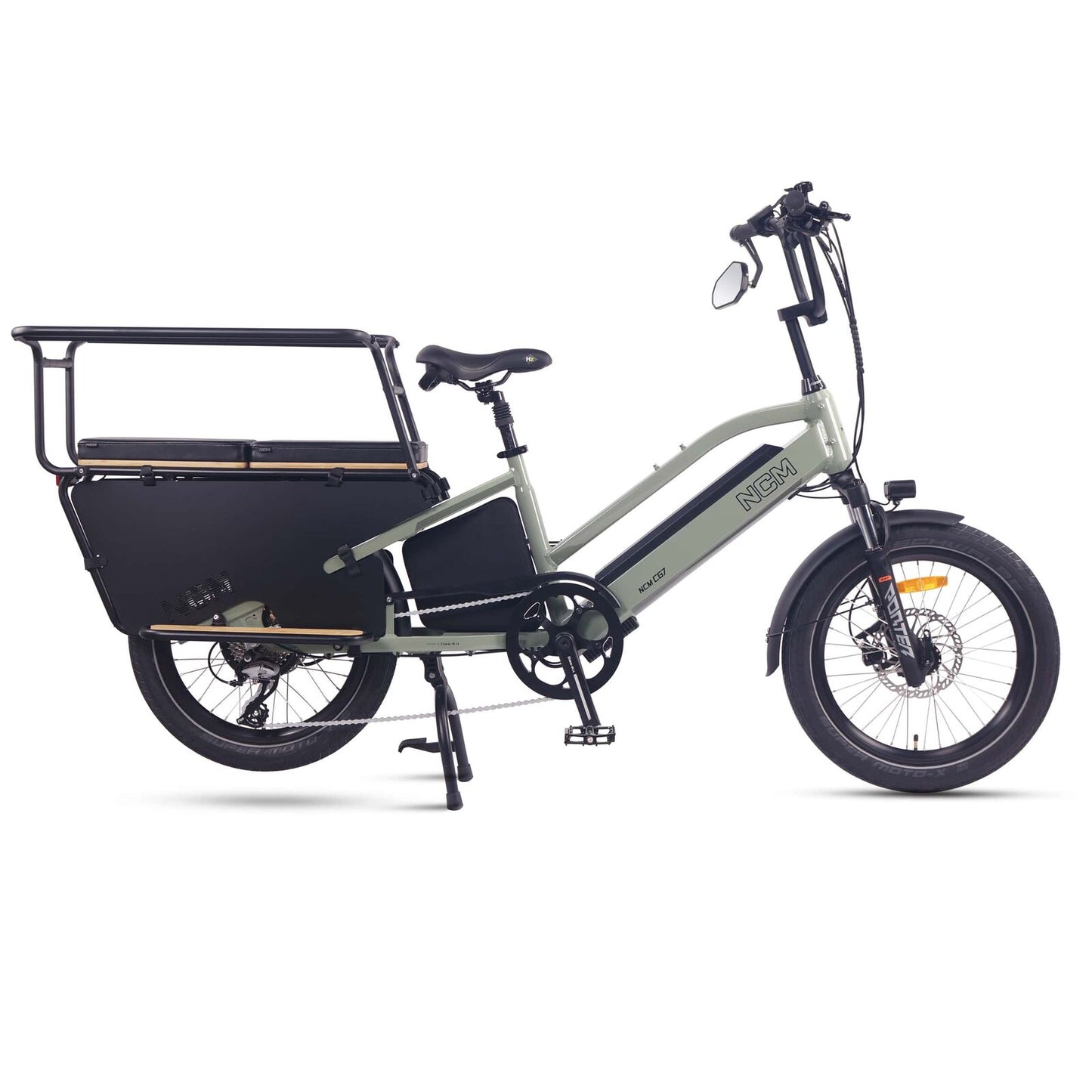 NCM CG7 Step Thru Cargo E-Bike 250-500w 48v 19Ah 912Wh Battery