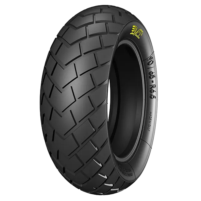 PMT 90/50 R6.5 R Rain tire with full wet thread pattern, 90mm width, 280mm diameter, 45 Shore A hardness, for wet conditions