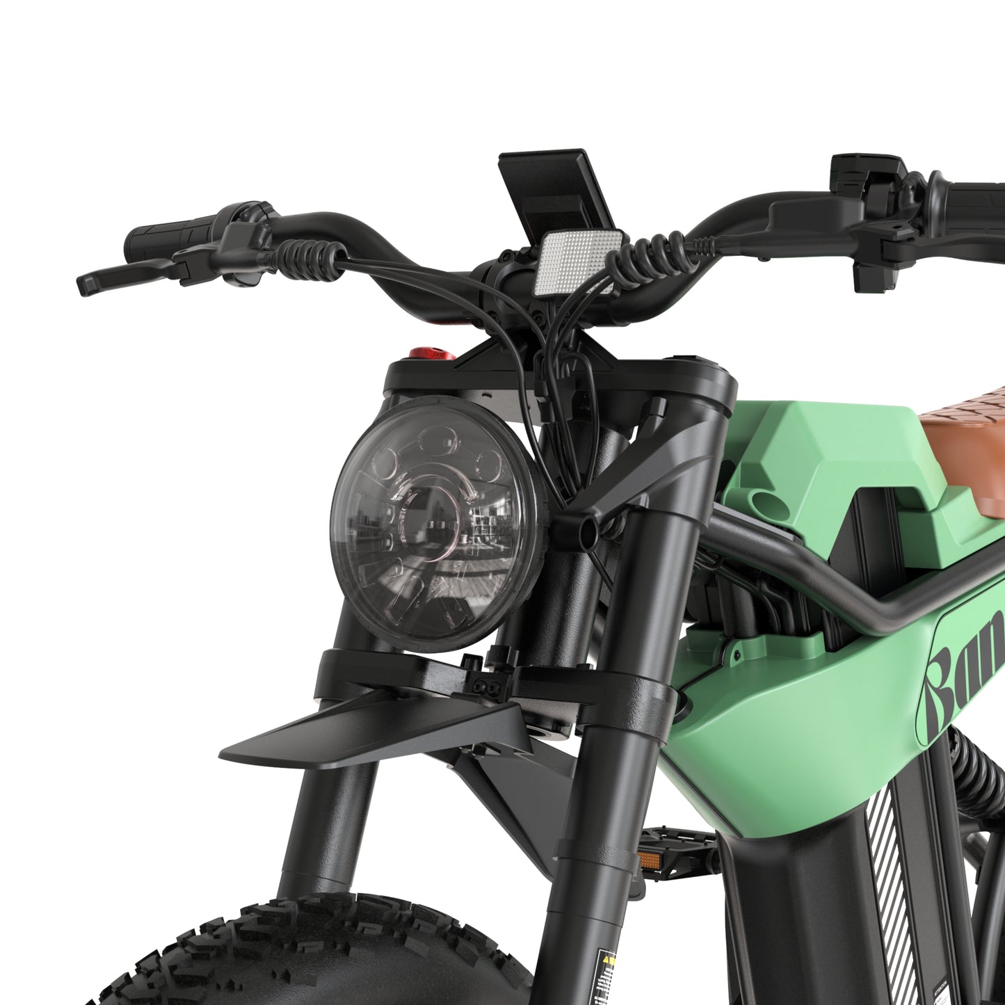 Bolzzen Bandit Fat tyre E-Bike 1200w (Peak motor power), 48V 20.4Ah