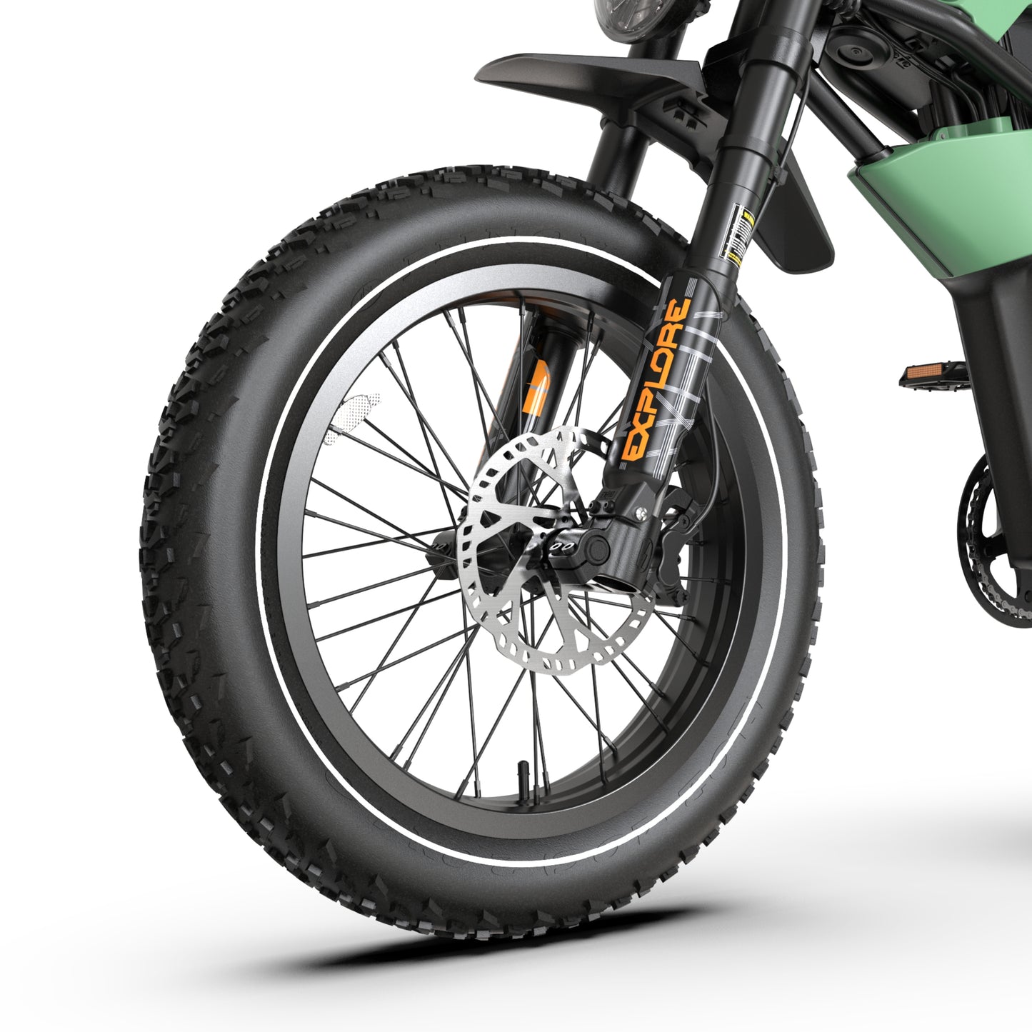 Bolzzen Bandit Fat tyre E-Bike 1200w (Peak motor power), 48V 20.4Ah