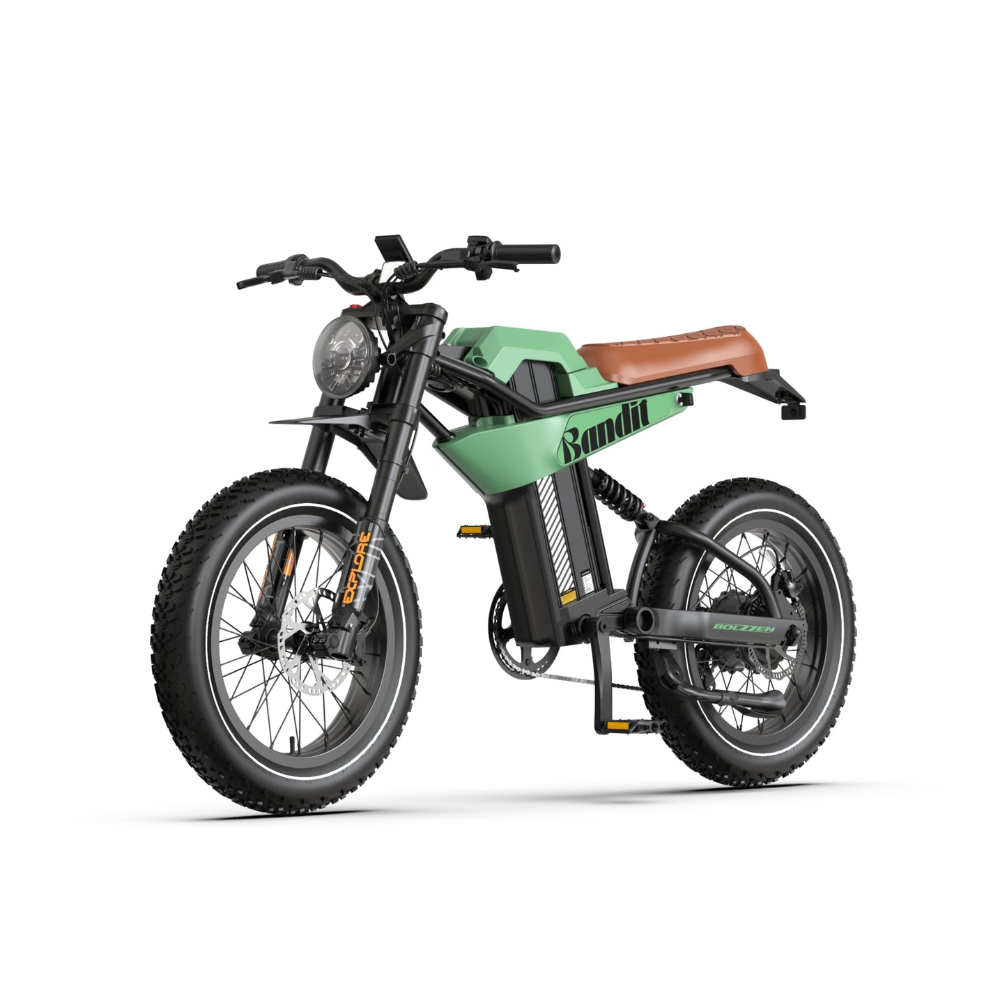 Bolzzen Bandit Fat tyre E-Bike 1200w (Peak motor power), 48V 20.4Ah