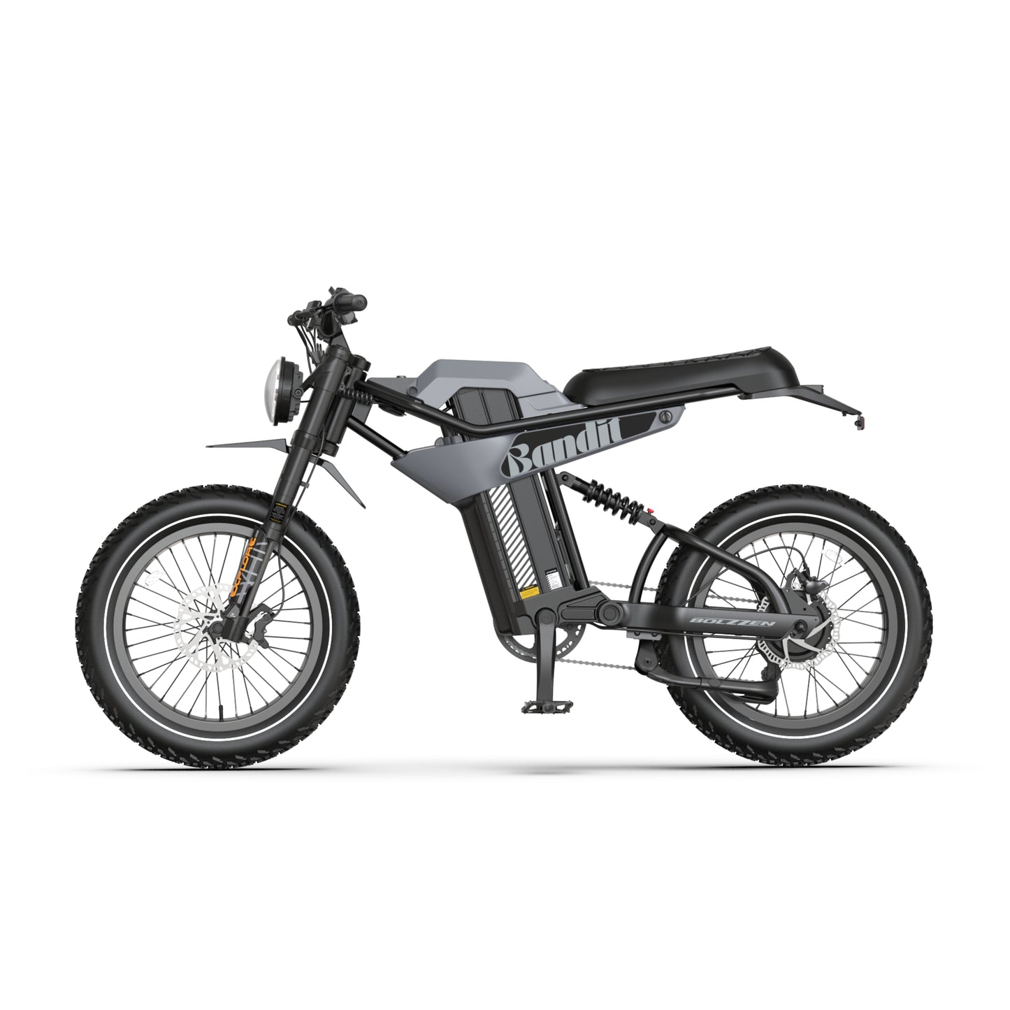 Bolzzen Bandit Fat tyre E-Bike 1200w (Peak motor power), 48V 20.4Ah