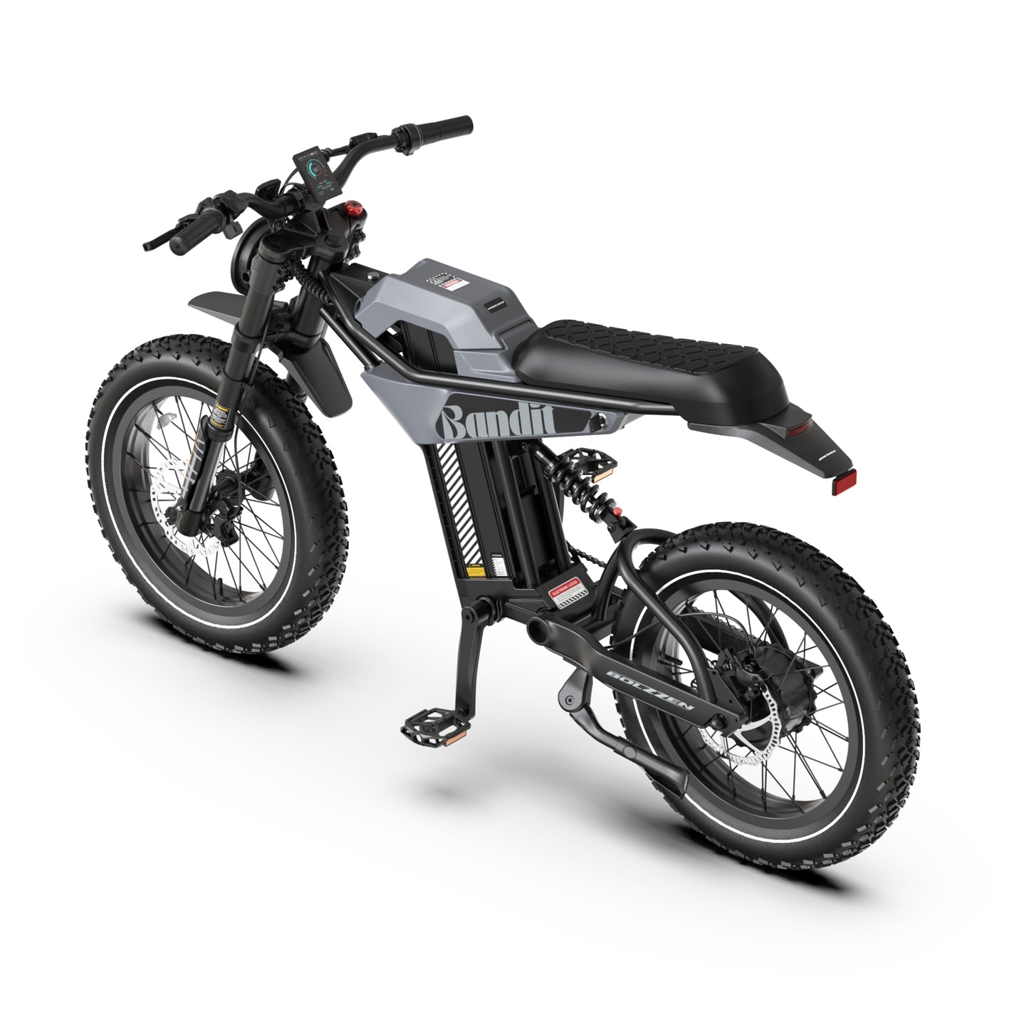 Bolzzen Bandit Fat tyre E-Bike 1200w (Peak motor power), 48V 20.4Ah