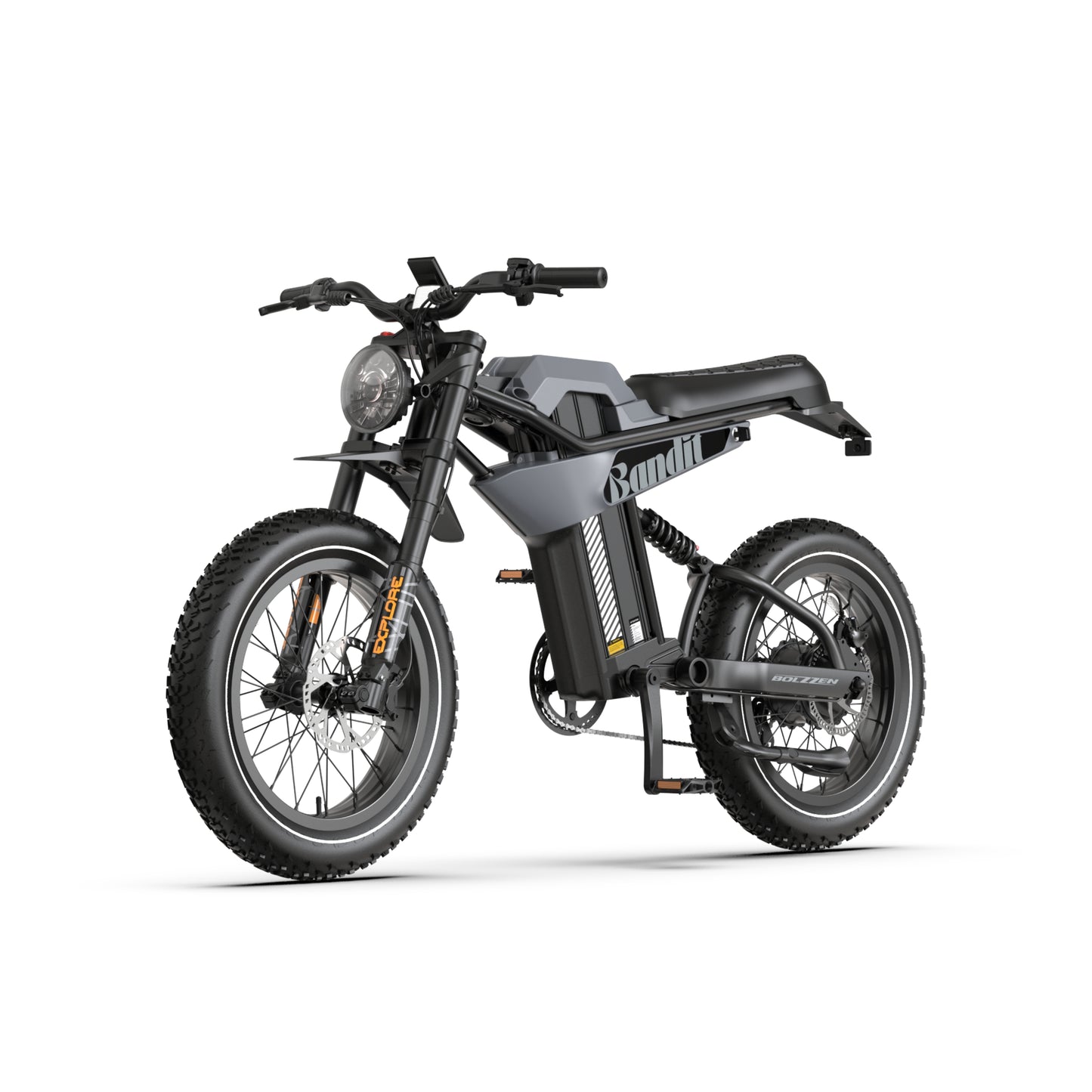 Bolzzen Bandit Fat tyre E-Bike 1200w (Peak motor power), 48V 20.4Ah