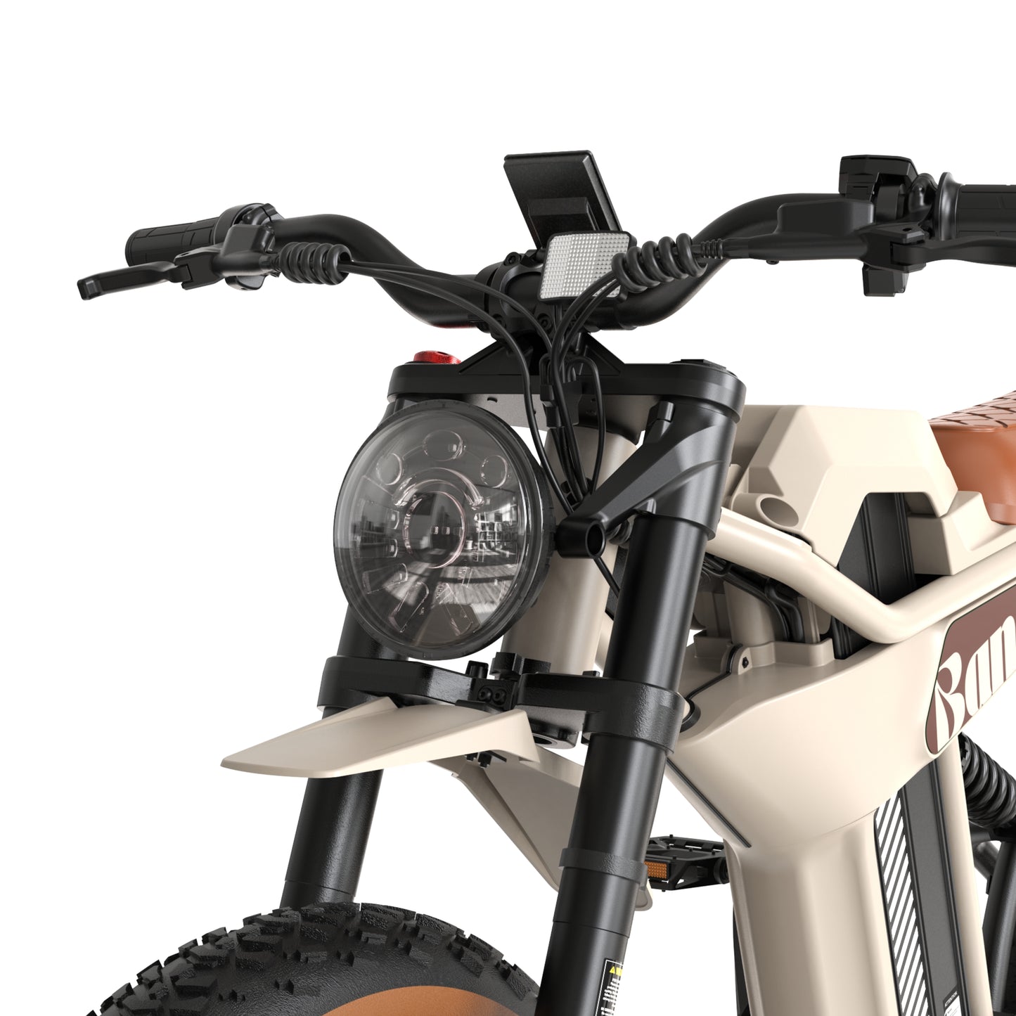 Bolzzen Bandit Fat tyre E-Bike 1200w (Peak motor power), 48V 20.4Ah