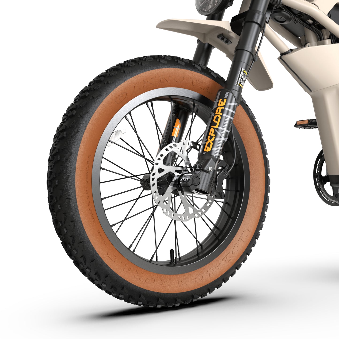 Bolzzen Bandit Fat tyre E-Bike 1200w (Peak motor power), 48V 20.4Ah