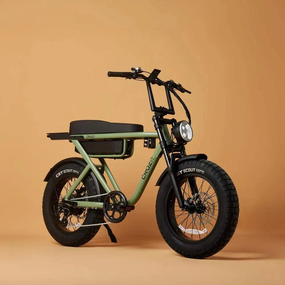 Cruzr Trigger Off Road Step-Over Fat Tyre Electric Bike