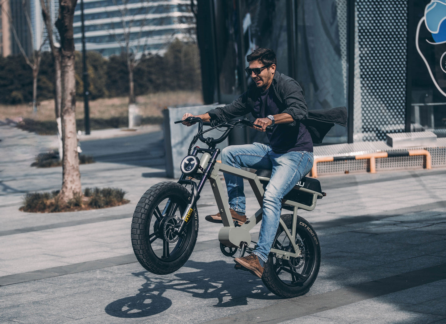 EUNORAU FLASH FAT TYRE CRUISER E-BIKE