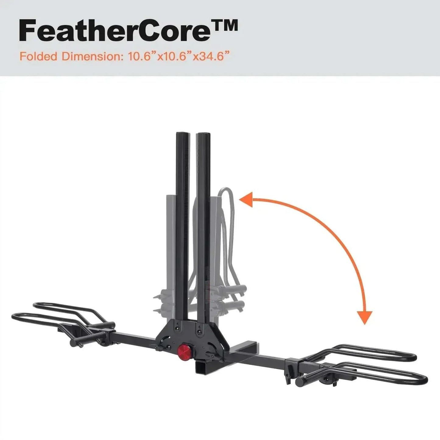 MagRack F2 Lightweight Foldable Hitch eBike Rack