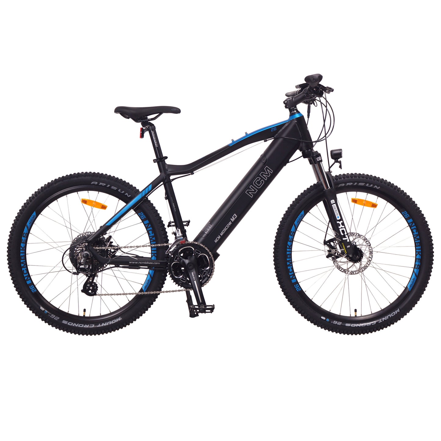 NCM Moscow M3- Electric Mountain Bike 500W 48V 12Ah, 576Wh Battery