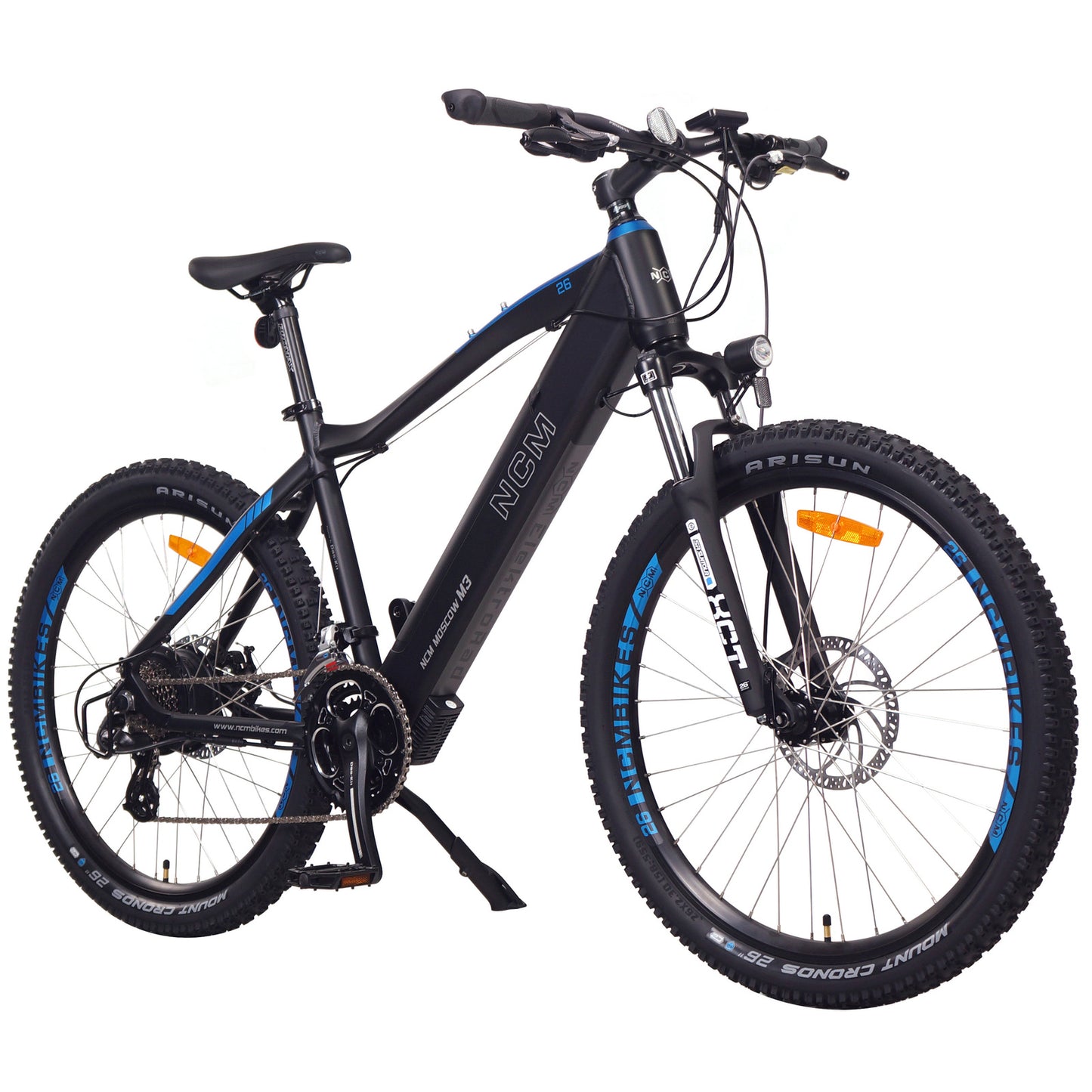 NCM Moscow M3- Electric Mountain Bike 500W 48V 12Ah, 576Wh Battery