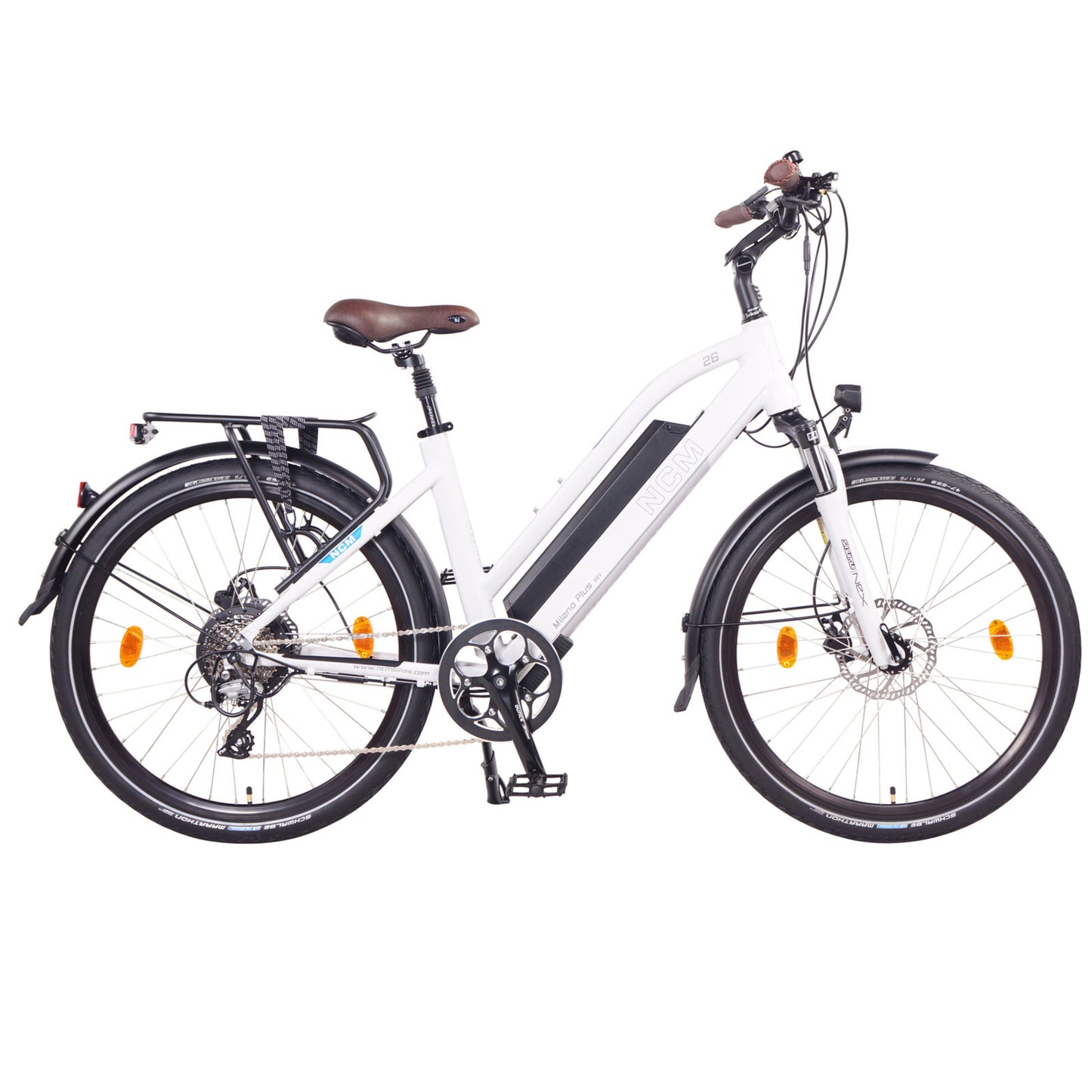 NCM Milano Plus Trekking E-Bike, 250W City-Bike, 48V 16Ah 768Wh Long Range Battery