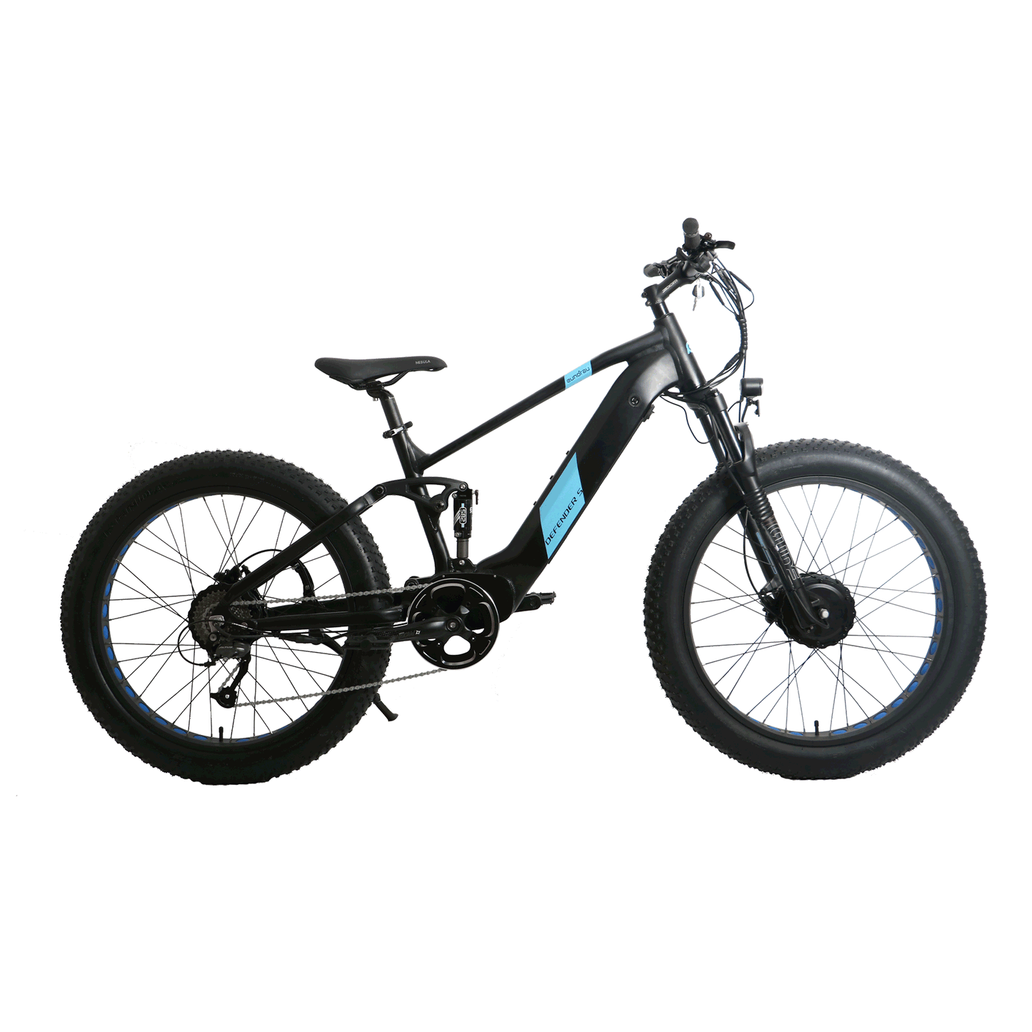 EUNORAU DEFENDER-S DUAL MOTOR, DUAL SUSPENSION FAT E-BIKE