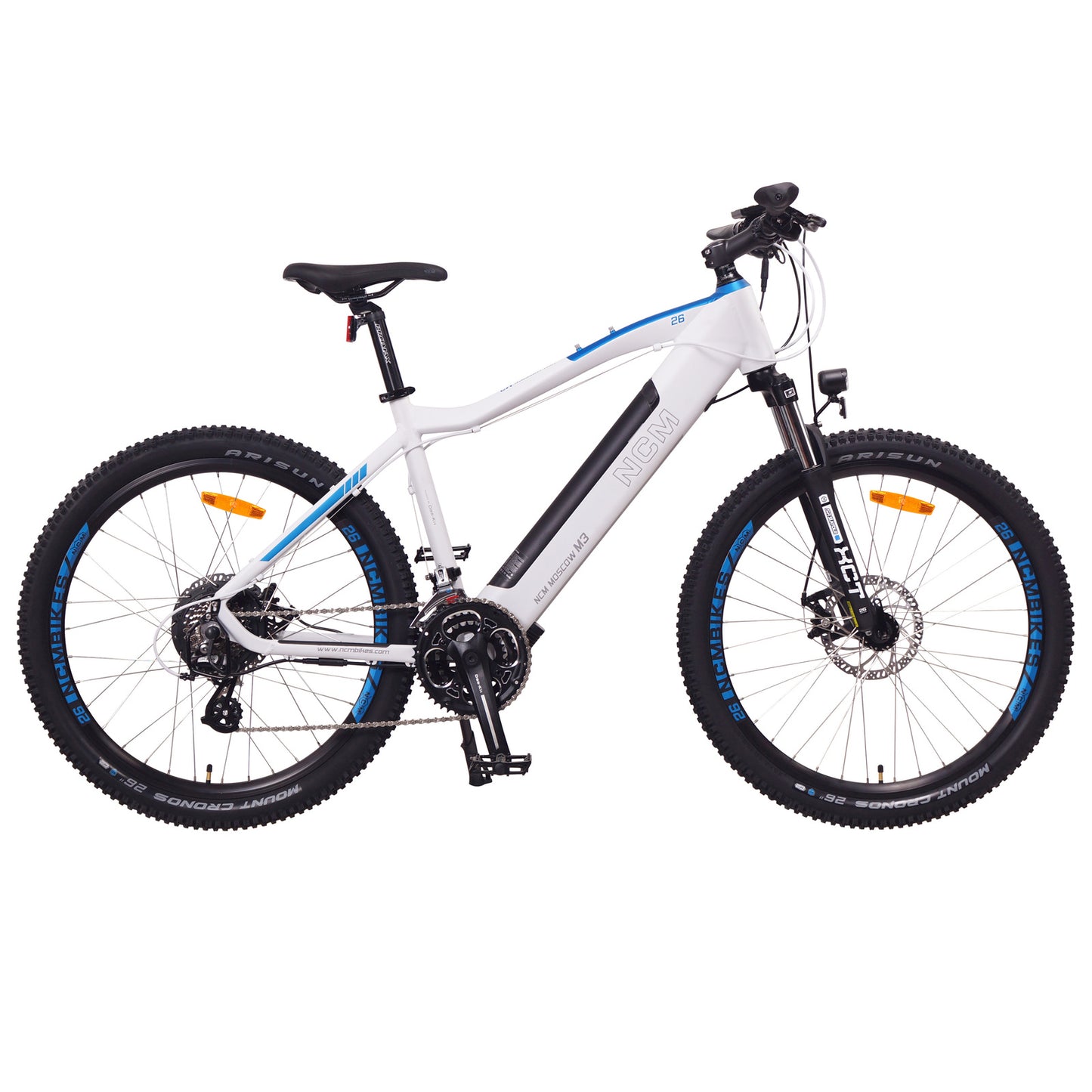 NCM Moscow M3- Electric Mountain Bike 500W 48V 12Ah, 576Wh Battery