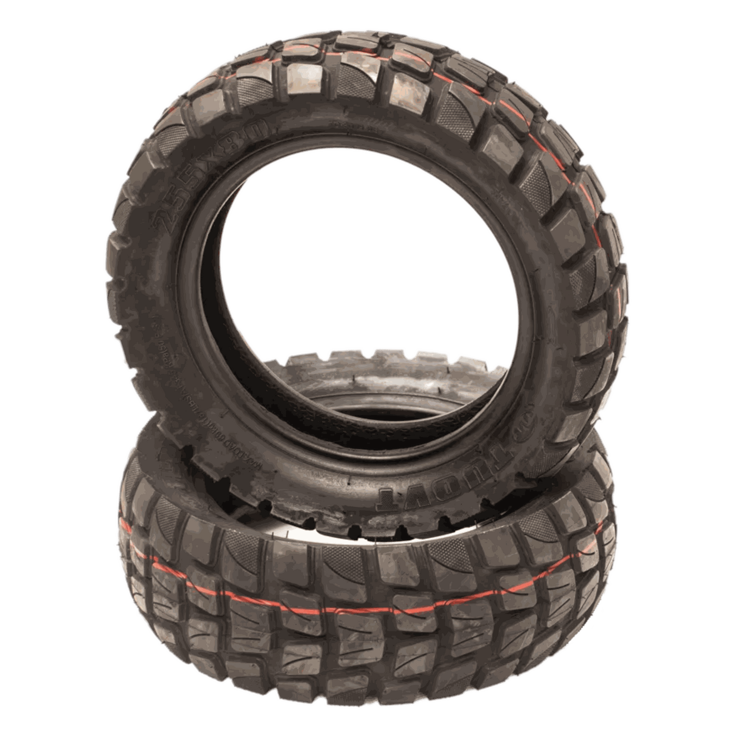 10x3 inch off-road pneumatic e-scooter tyre with rugged tread for enhanced grip and durability