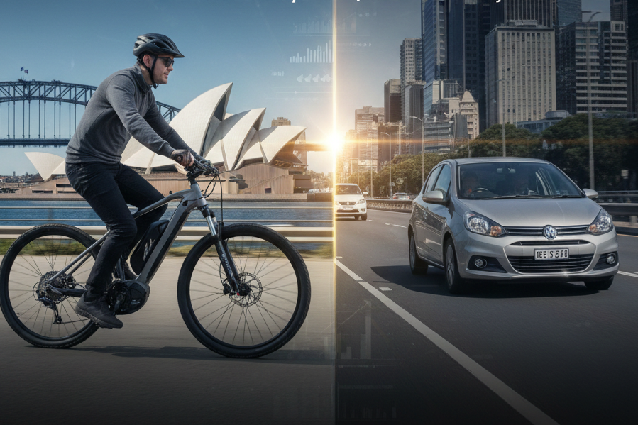 E-Bike vs Car Commute Australia: Which Is the Best Option for Your Daily Travel?