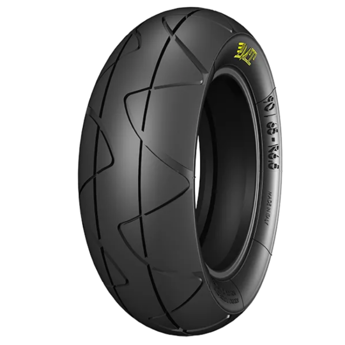 PMT 90/65 R6.5 Junior racing tyre with 90mm width and 55 Shore A hardness compound