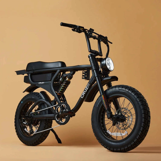 Cruzr STOKE 1000W off-road electric bike with BAFANG motor and 52V Samsung battery