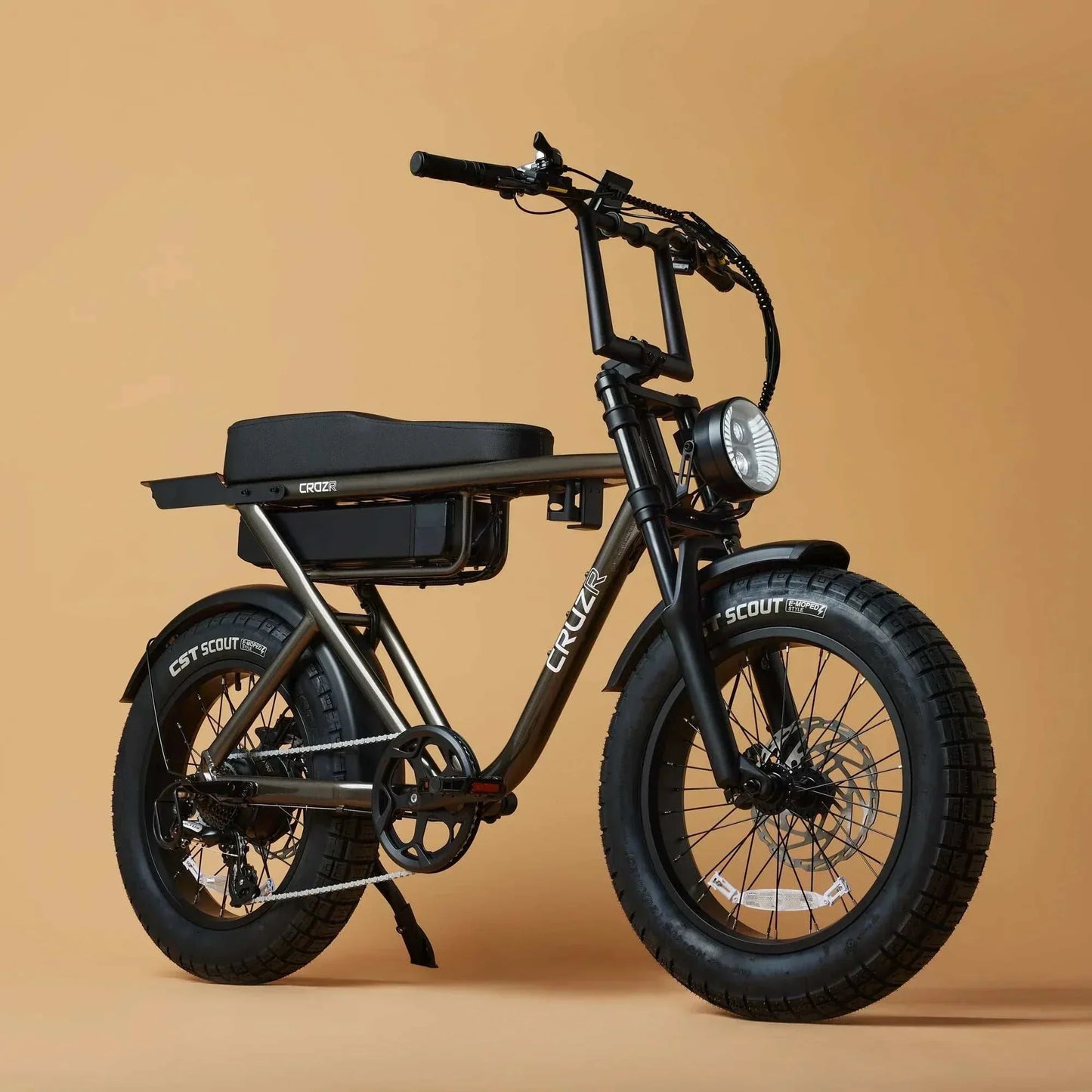 Cruzr Trigger Off Road Step-Over Fat Tyre Electric Bike