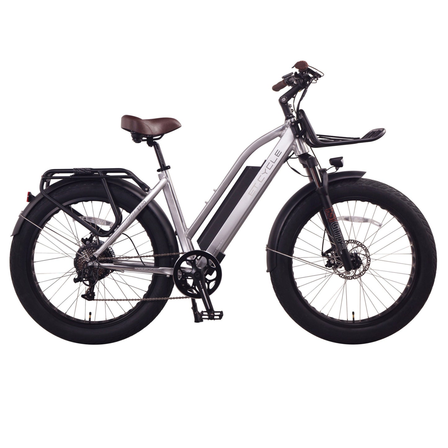 ET.Cycle T720 Step-Thru Fat Trekking E-Bike, 70Nm Torque, 48V 15Ah 720Wh Battery