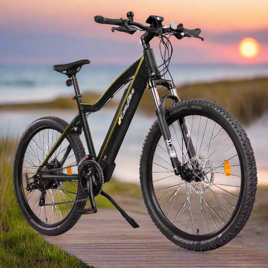 NCM EASYBIKE Mi5 Electric Mountain Bike, E-Bike, 250W, E-MTB, 36V 13Ah 468Wh Battery [Black 27.5"]