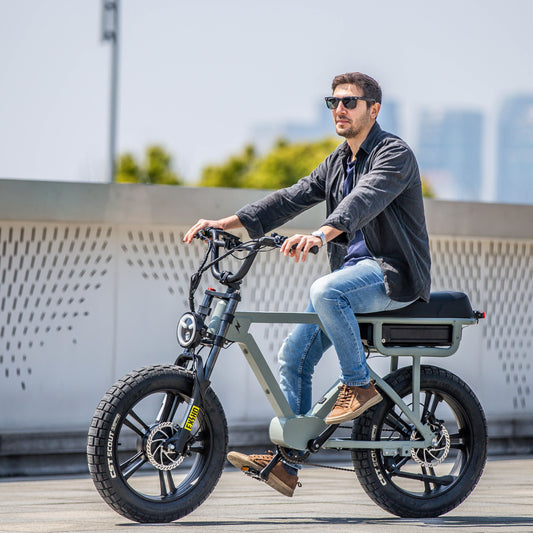 EUNORAU FLASH FAT TYRE CRUISER E-BIKE