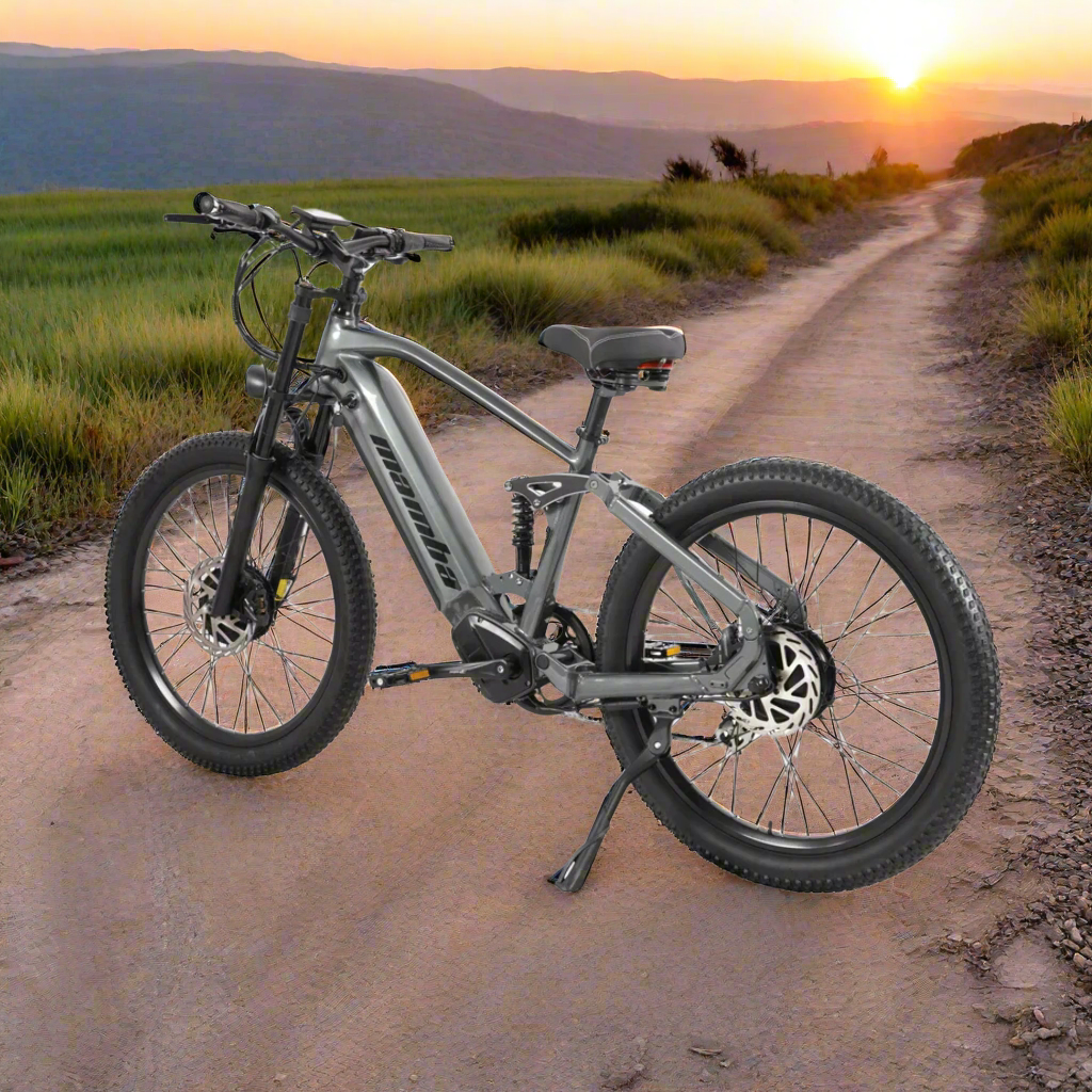Mamba Explorer AWD Dual Motor 48v750w 26" Fat Tyre E-Bike Dual Suspension