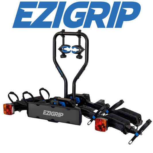 Ezigrip Electric E-Rack 2 Pro - Secure 2 Bike Hitch Mount for E-Bikes