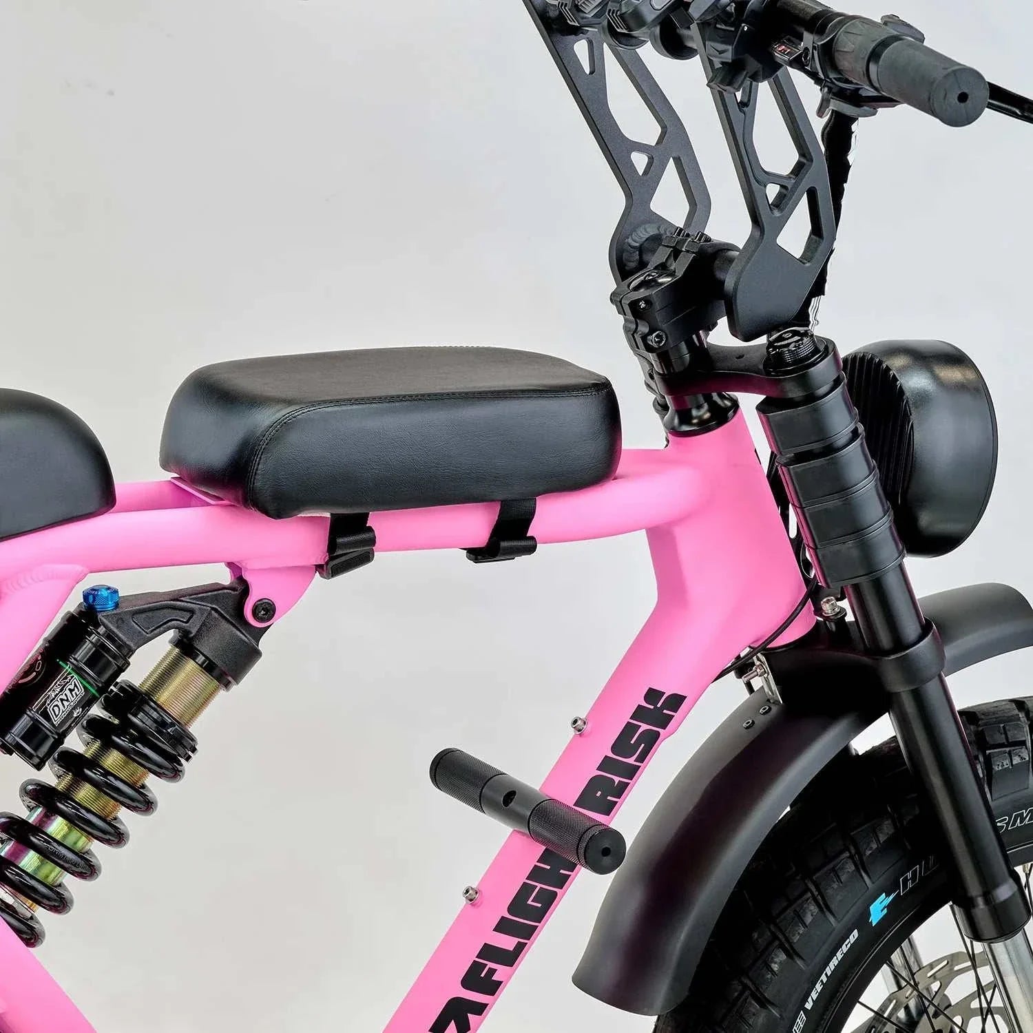 Flight Risk Rat Bag Bundle kid's cushion and foot peg for eBike comfort upgrade