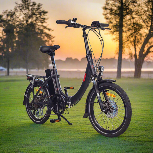 FOO F1 Folding Electric Bike, 250W E-Bike, 36V 13Ah 468Wh Battery Matt