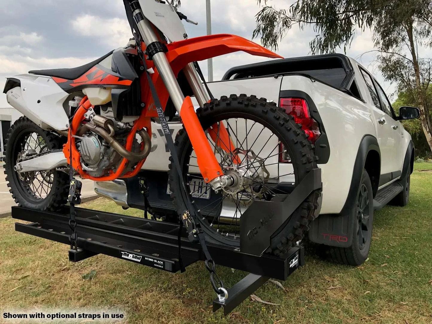 Mo-Tow 1.5M Motocross / Motorcycle Bike Carrier - 1500mm - BLACK EDITION- Suitable for up to 125cc