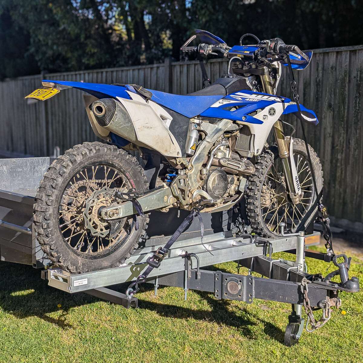 A-Frame mounted Mo-Tow 1.9M Motorcycle / Ebike Bike Carrier - 1900mm 250mm Ubolt