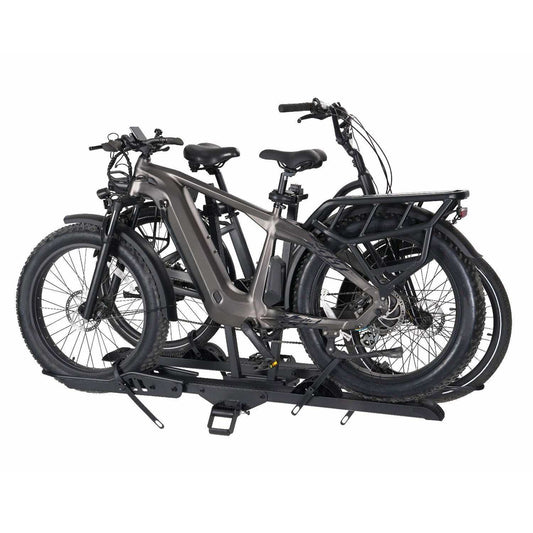 Mo-Tow 2 E-Bike / Double Extra Heavy Duty eBike Rack/ Carrier for Fatboy and DiroDi – Fits 5" Tyres, Secure & Travel-Ready