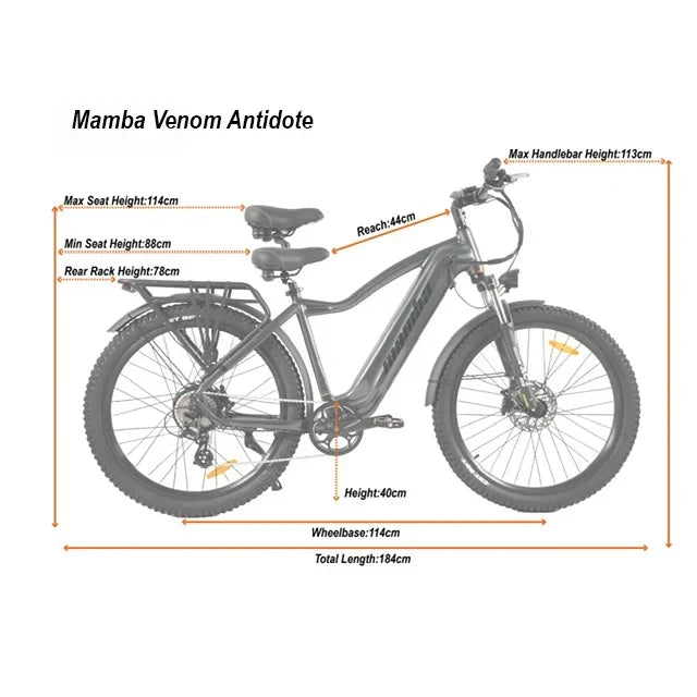 Mamba Antidote Trekking Commuter E-Bike