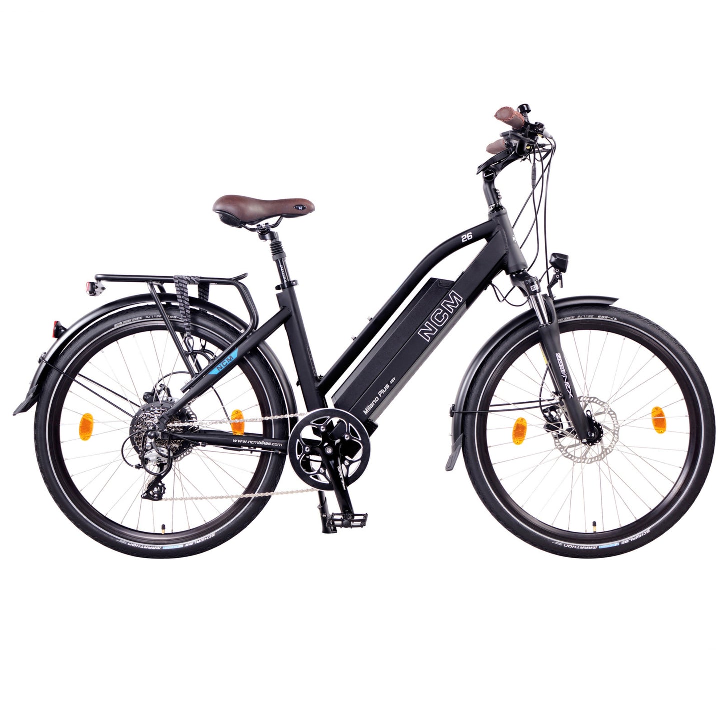 NCM Milano Plus Trekking E-Bike, 250W City-Bike, 48V 16Ah 768Wh Long Range Battery