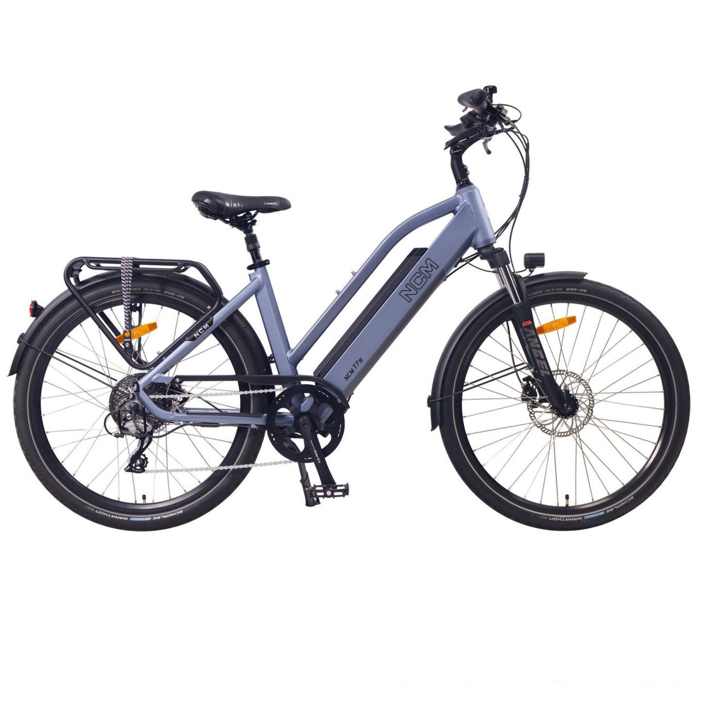 NCM T7S Step Thru Trekking E-Bike, 250W, 48V 19Ah 912Wh Battery (26")