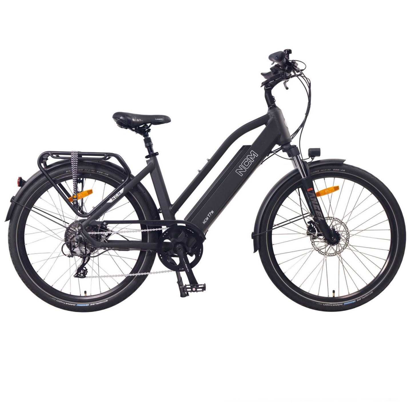 NCM T7S Step Thru Trekking E-Bike, 250W, 48V 19Ah 912Wh Battery (26")