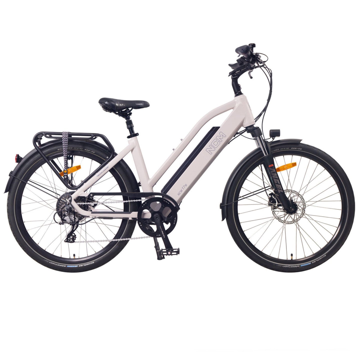 NCM T7S Step Thru Trekking E-Bike, 250W, 48V 19Ah 912Wh Battery (26")