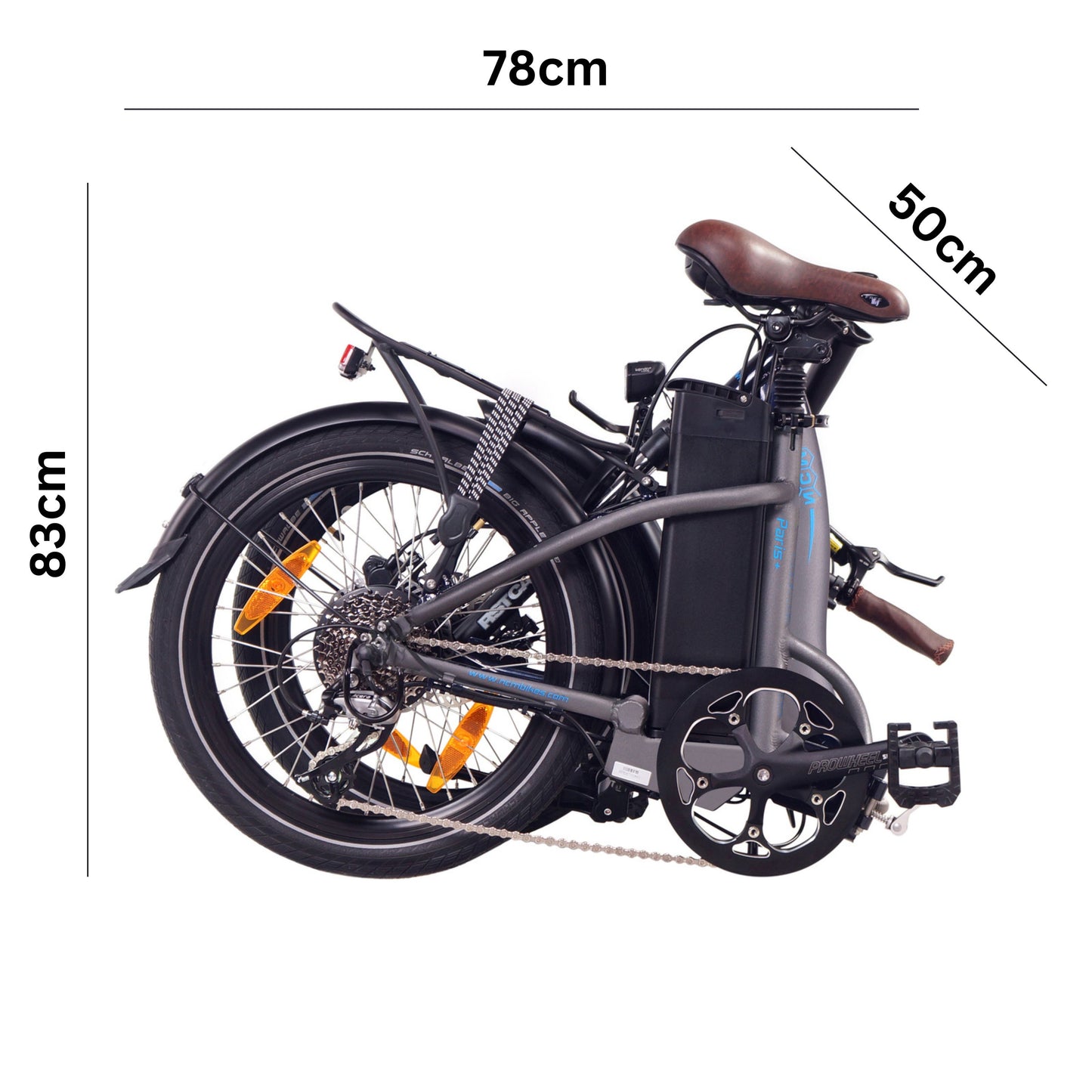 NCM Paris + 20" Folding e-Bike