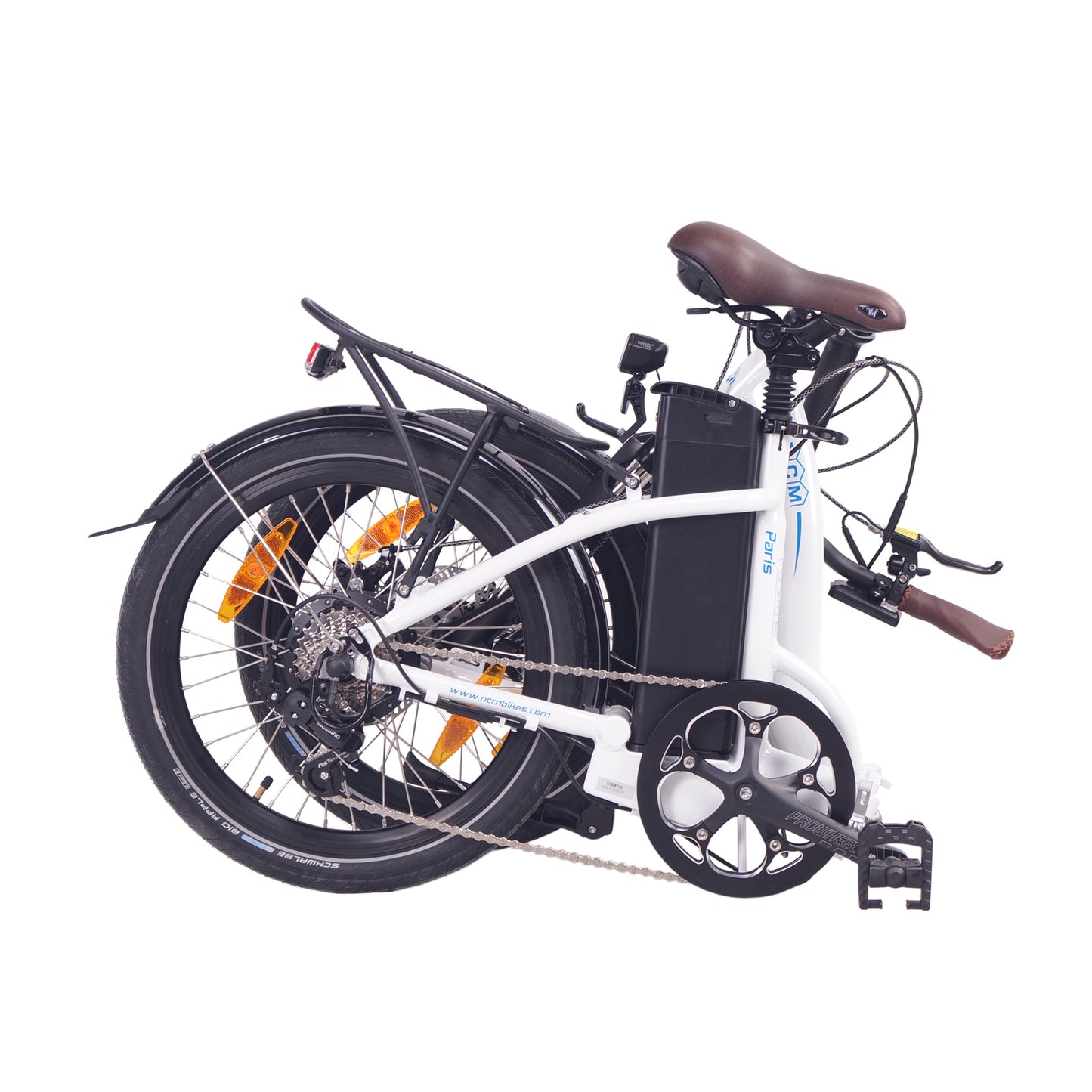NCM Paris 20" Folding e-Bike White