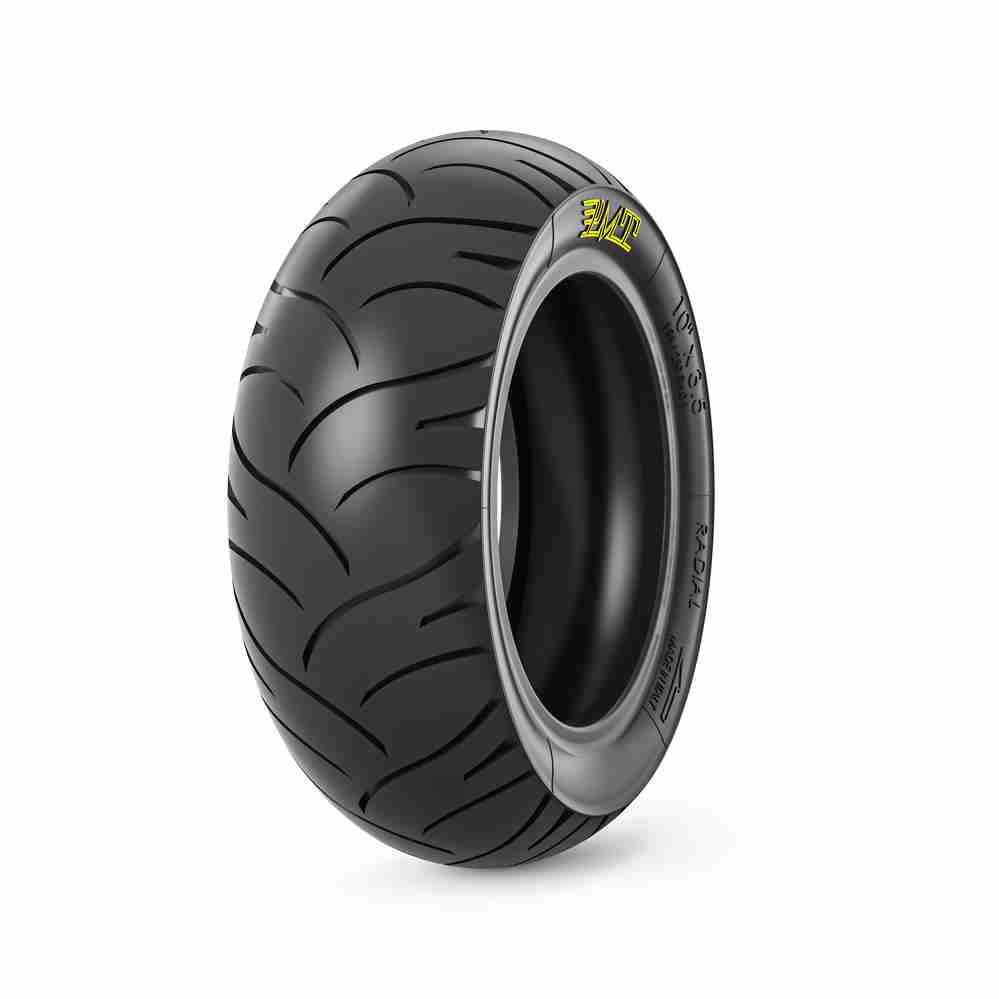 PMT 10x3.50 tubeless radial scooter tyre with durable tread and Italian manufacturing