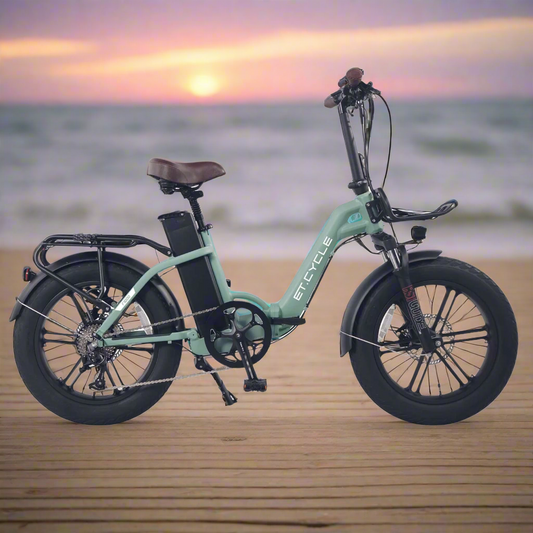 ET. CYCLE F1000 Folding E-Bike, 48V 21 Ah, 1008Wh, F Series Foldable Electric Bike