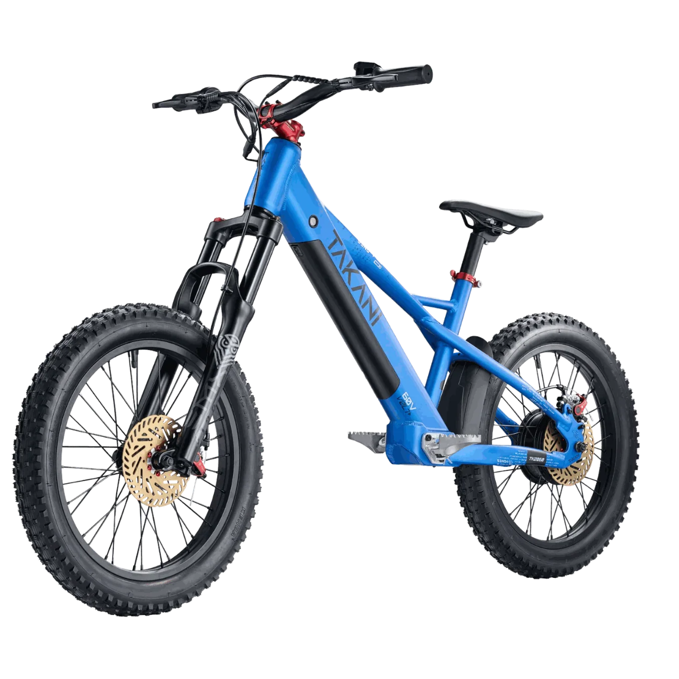 TAKANI Electric Balance Bike TK2060 20 inch off-road electric bike for teens with chunky tires and hydraulic suspension
